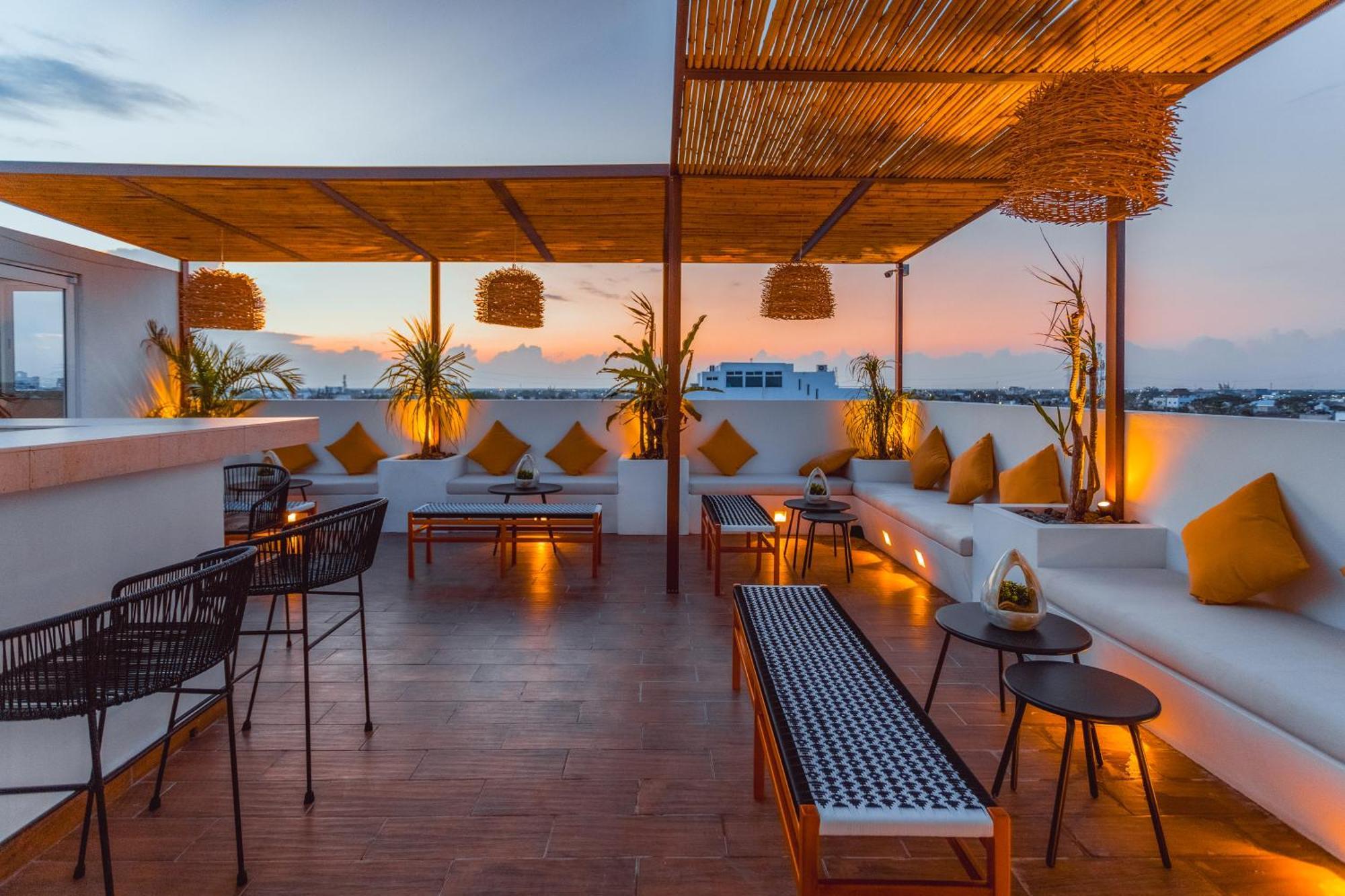 Terrasse Hotel Playa Del Carmen Luaran gambar